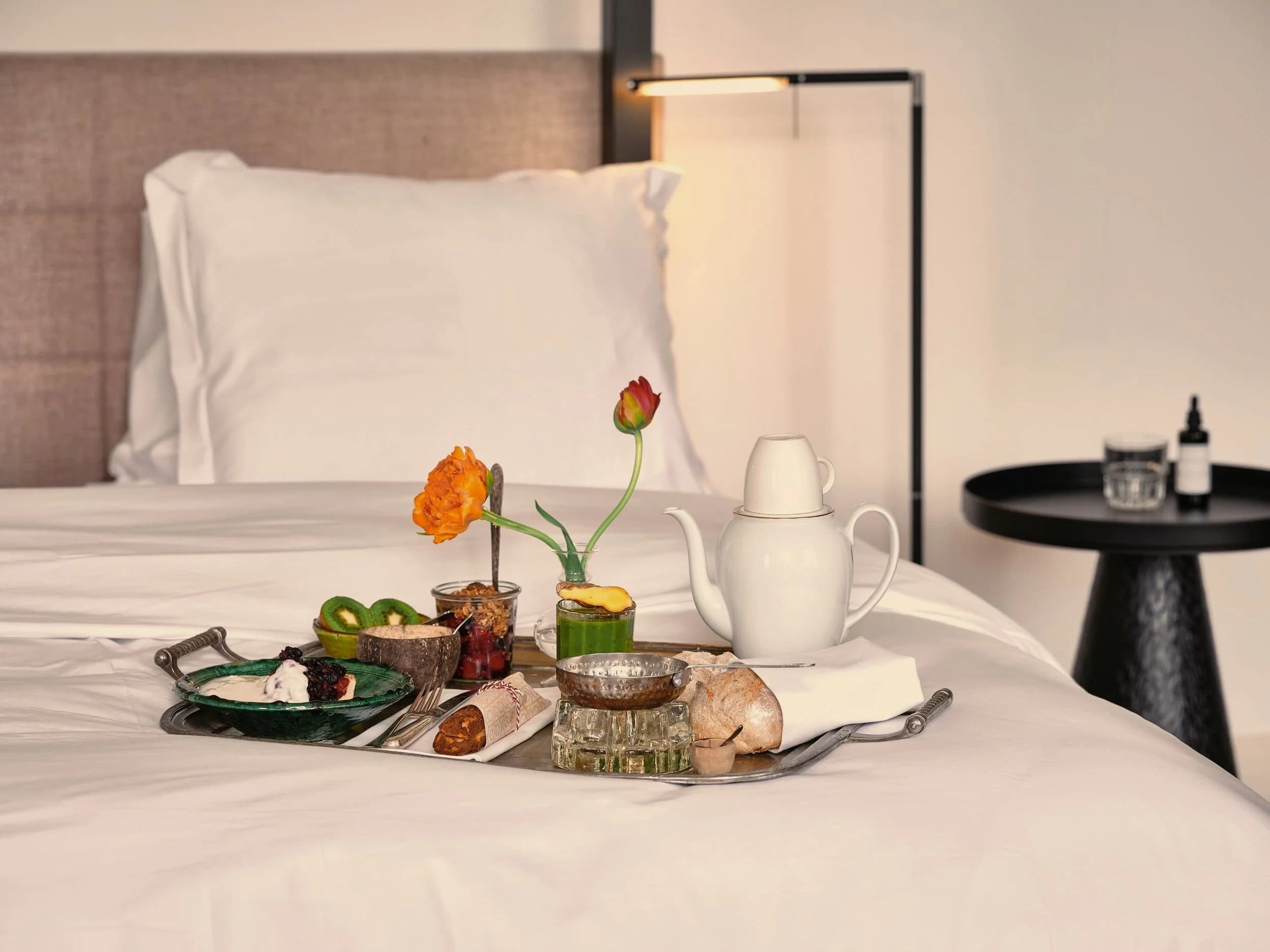 Plantage Rococo biologisch ontbijt op bed