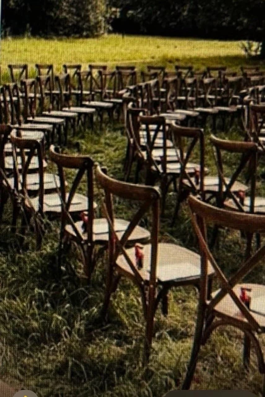 Outdoor event setting